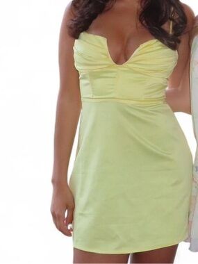 Princess Polly Yellow Mini Dress